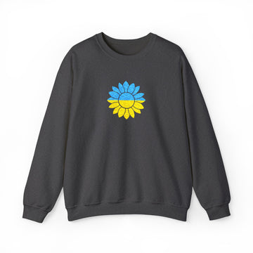 Embroidered Ukrainian Sunflower Sweatshirt