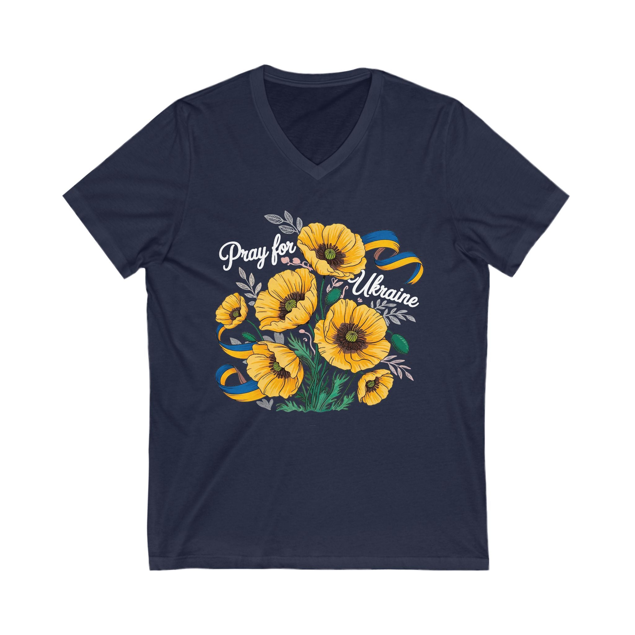 Pray for Ukraine V-Neck Tee
