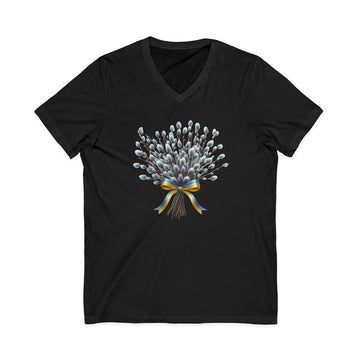 Easter Verba Bouquet V-Neck Tee