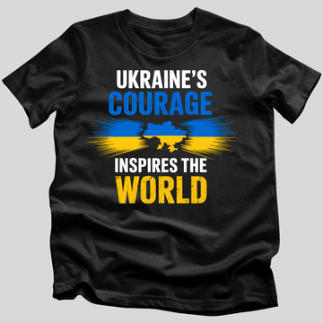 Ukraine's Courage Inspires The World T-Shirt