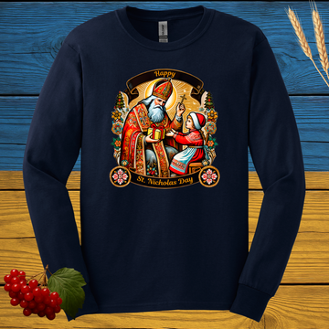 Happy St. Nicholas Day Long Sleeve Tee