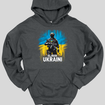 Slava Ukraini: Defender of Ukraine Hoodie