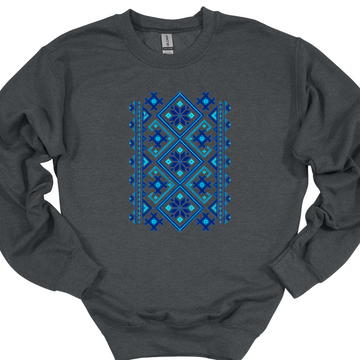 Blue Vyshyvanka Sweatshirt