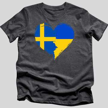Two Nations, One Heart (Sweden) T-Shirt