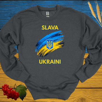 Slava Ukraini Graphic Sweatshirt