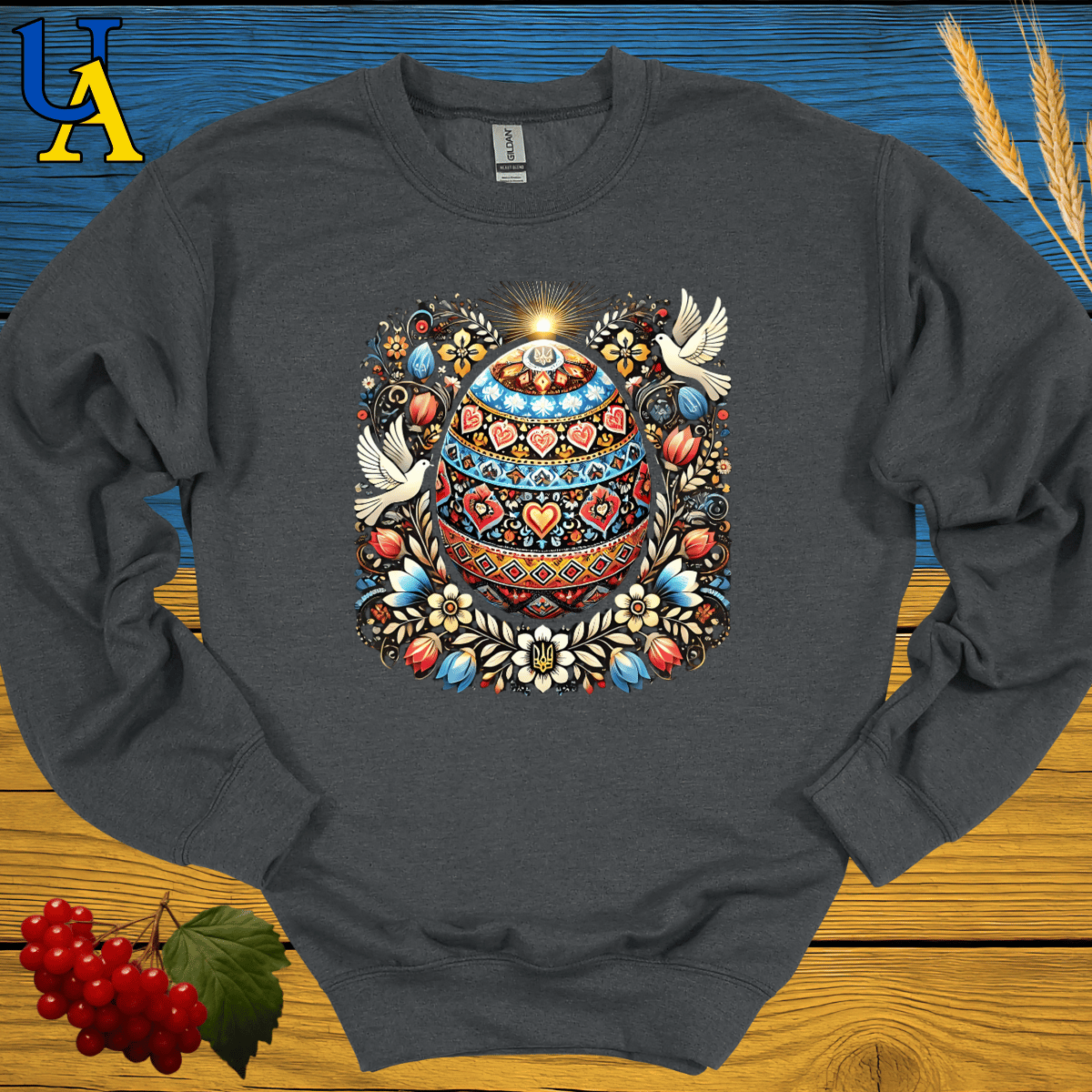 Pysanka of Peace and Unity Sweatshirt