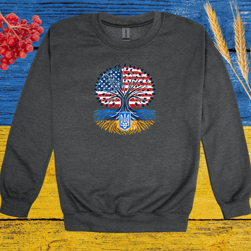 Nations United: Ukraine & USA Sweatshirt