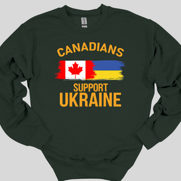 Canadians Support Ukraine Sweatshirt