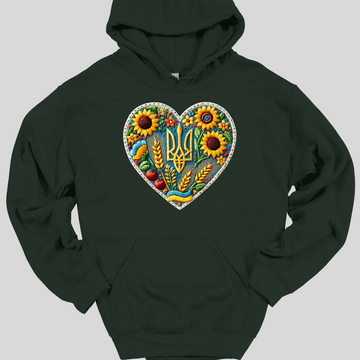 Heart of Ukrainian Fields Hoodie