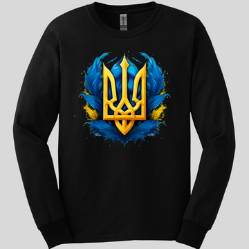 Tryzub Feathers Long Sleeve Tee