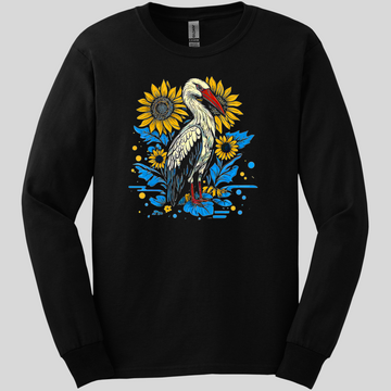 Ukrainian Stork Long Sleeve Tee