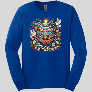 Pysanka of Peace and Unity Long Sleeve Tee
