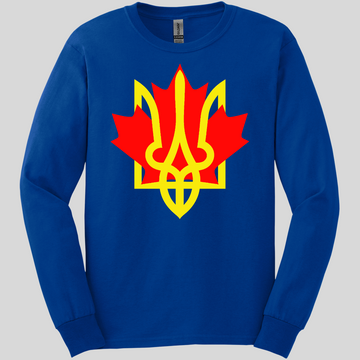 Maple Meets Trident Long Sleeve Tee