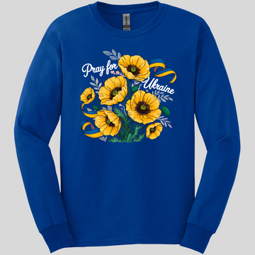 Pray For Ukraine Long Sleeve Tee