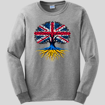 Ukrainian-British Legacy Long Sleeve Tee
