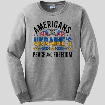 Americans For Ukraine's Peace and Freedom Long Sleeve Tee