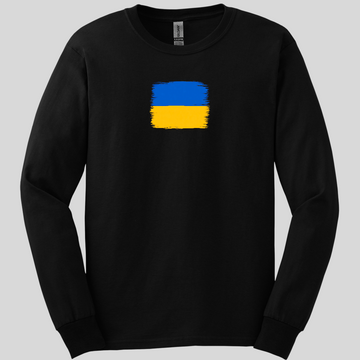 Ukrainian Flag Long Sleeve Tee