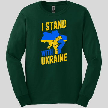 I Stand With Ukraine Long Sleeve Tee