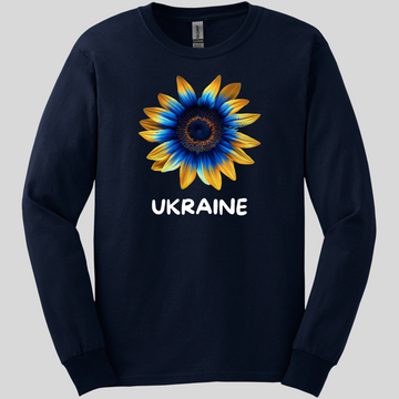 Ukrainian Sunflower Long Sleeve Tee