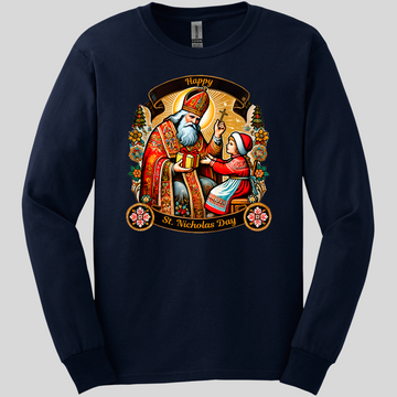 Happy St. Nicholas Day Long Sleeve Tee