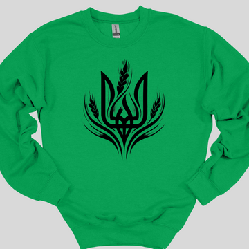 Tryzub and Wheat Sweatshirt