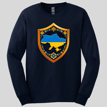 Ukrainian Shield Long Sleeve Tee