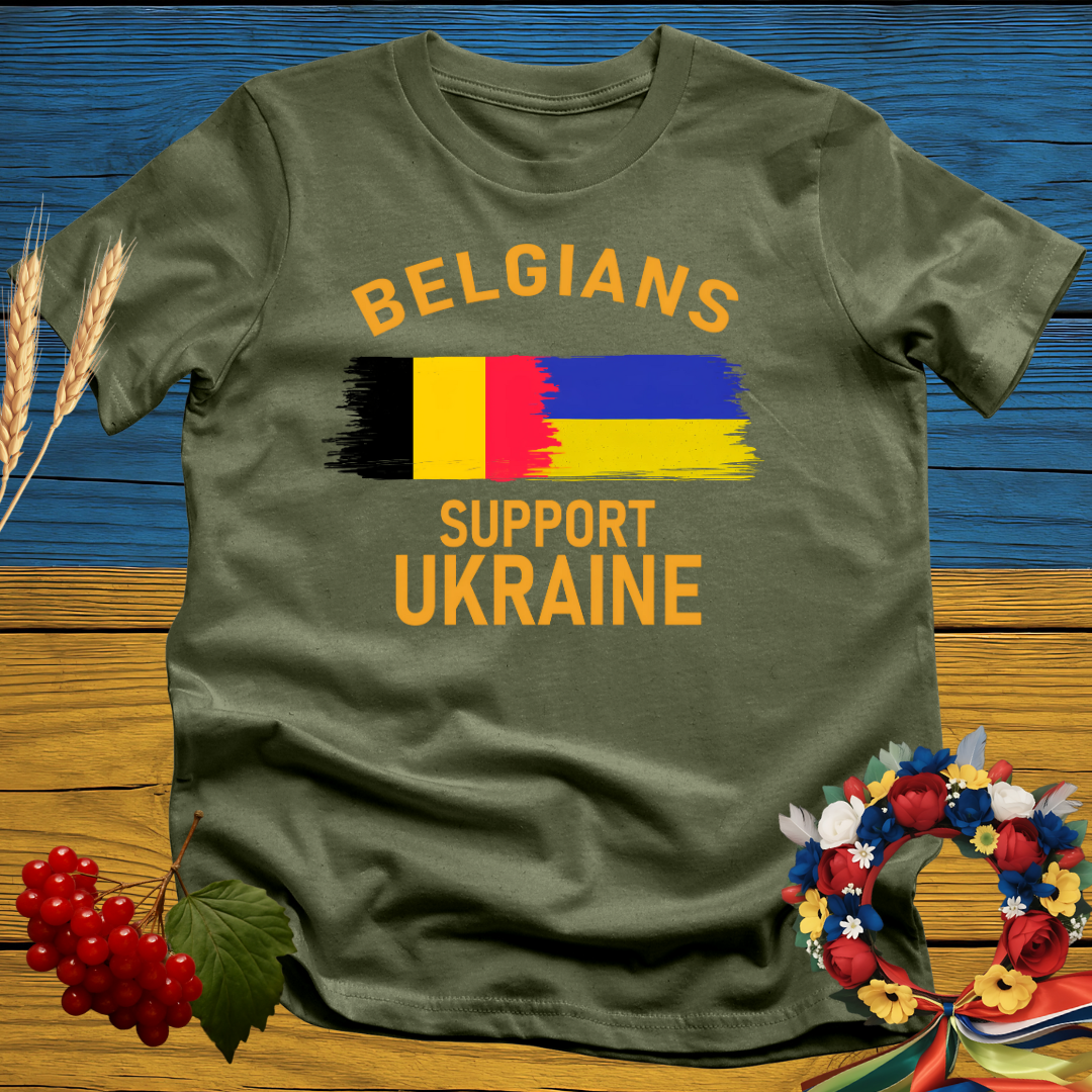 Belgians Support Ukraine T-Shirt