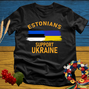 Estonians Support Ukraine T-Shirt