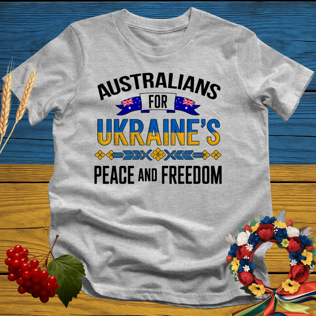 Australians for Ukraine's Peace and Freedom T-Shirt