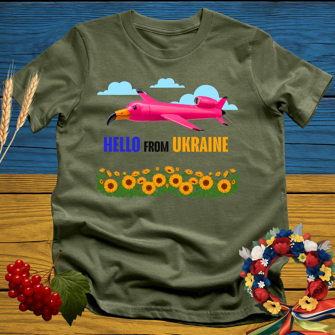 Flamingo From Ukraine T-Shirt