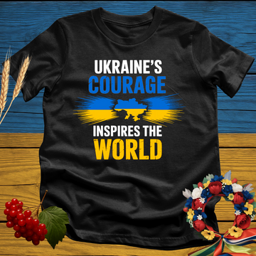Ukraine's Courage Inspires The World T-Shirt
