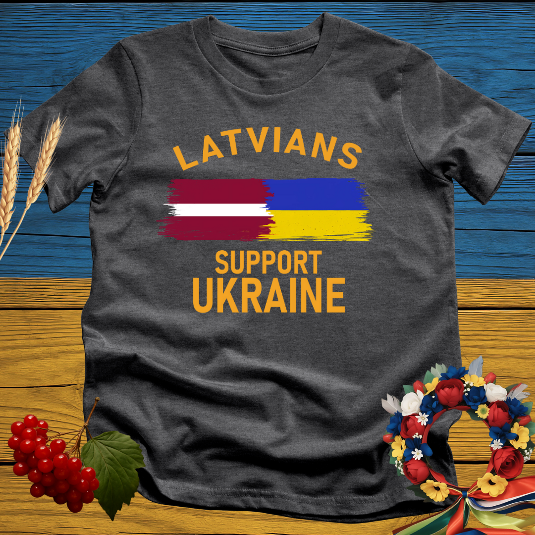 Latvians Support Ukraine T-Shirt