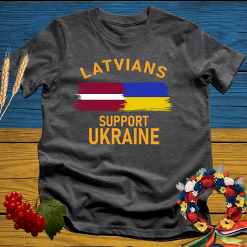 Latvians Support Ukraine T-Shirt