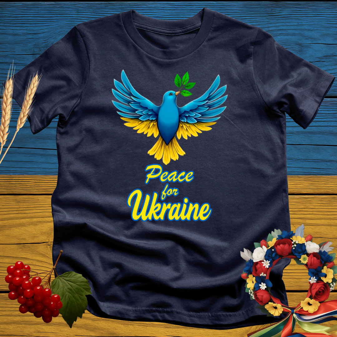 Peace for Ukraine Dove T-Shirt