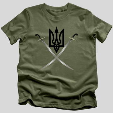 Crossed Sabers with Tryzub T-Shirt