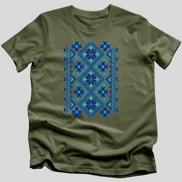Blue Vyshyvanka T-Shirt