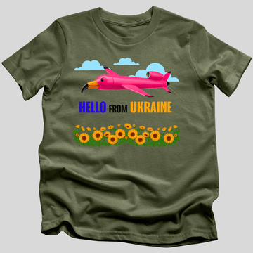 Flamingo From Ukraine T-Shirt
