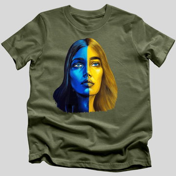 Worried Ukrainian Woman T-Shirt