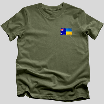 Australia & Ukraine: Stand Strong (on the heart) T-Shirt