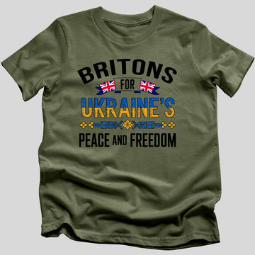 Britons for Ukraine's Peace and Freedom T-Shirt