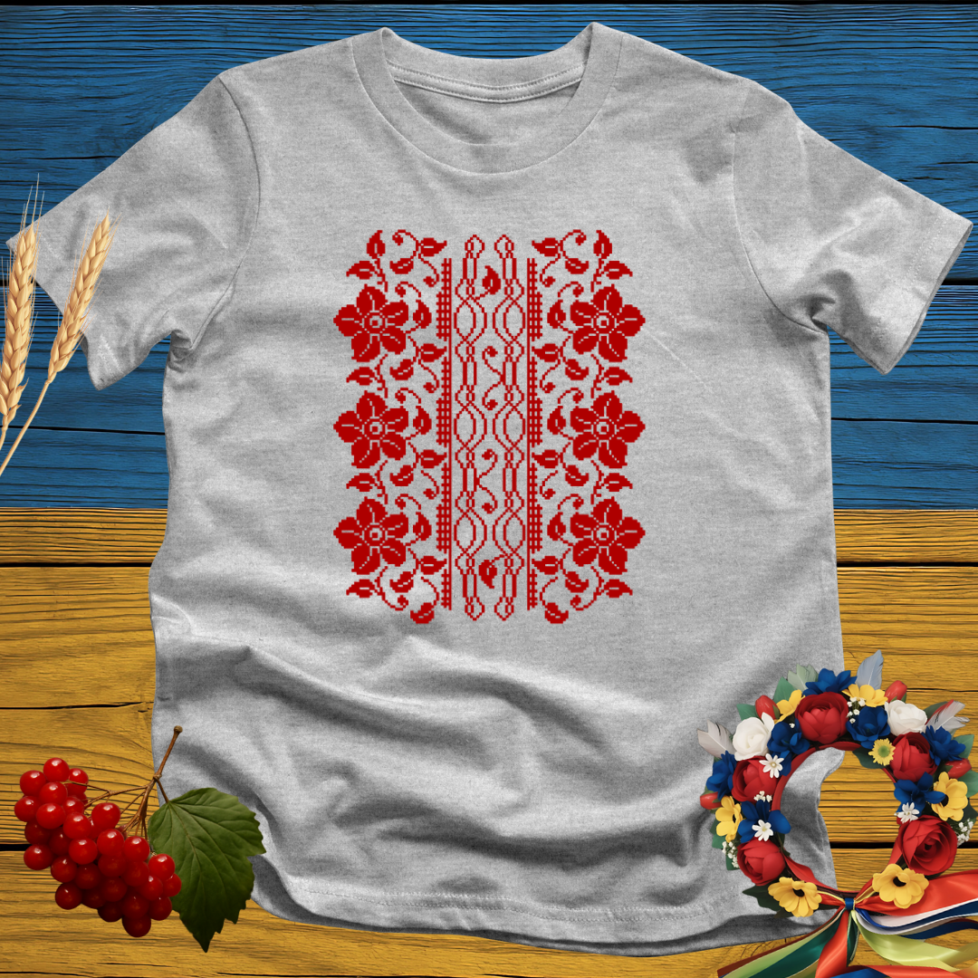 Red Vyshyvanka T-Shirt