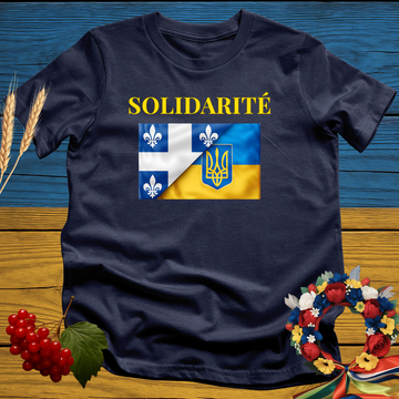 Solidarité: Québec–Ukraine T-Shirt