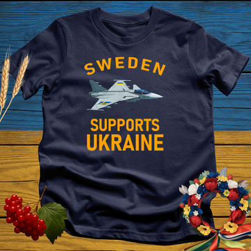 Sweden Supports Ukraine T-Shirt