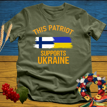 This Patriot Supports Ukraine (Finland) T-Shirt
