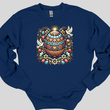 Pysanka of Peace and Unity Sweatshirt