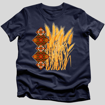 Wheat and Embroidery T-Shirt