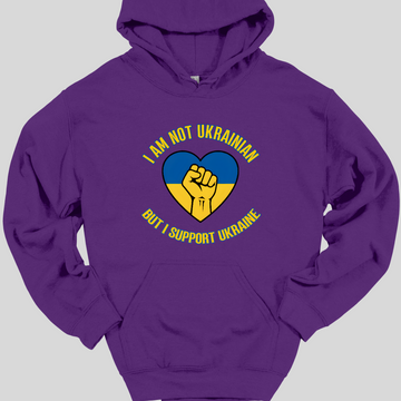 I am not Ukrainian, But I Support Ukraine Hoodie