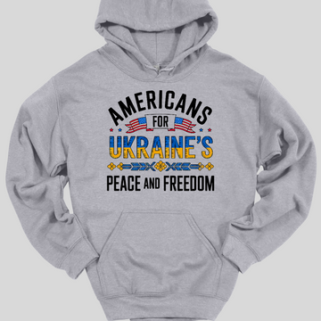 Americans For Ukraines Peace and Freedom Hoodie