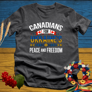 Canadians for Ukraine's Peace and Freedom T-Shirt