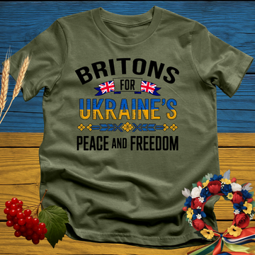 Britons for Ukraine's Peace and Freedom T-Shirt